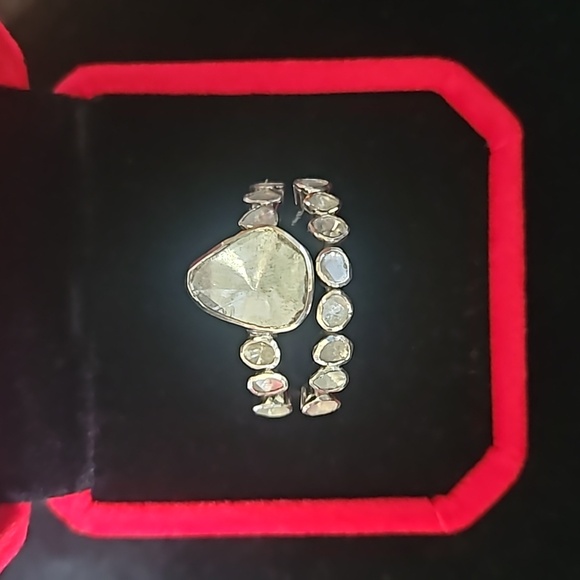 Polki Diamond Stackable Rings - Picture 8 of 15